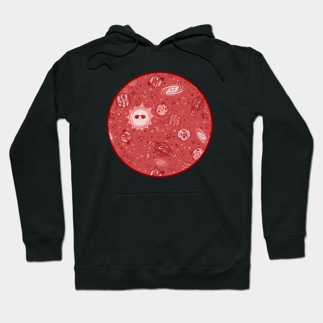 Through the Telescope (Red) Hoodie by chayground